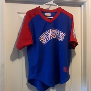 Mitchell & Ness 76ers shooting jersey